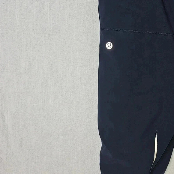 Lululemon Womens Blue Joggers SZ 12 Keep Moving Elastic Drawstring Waist - Picture 6 of 10